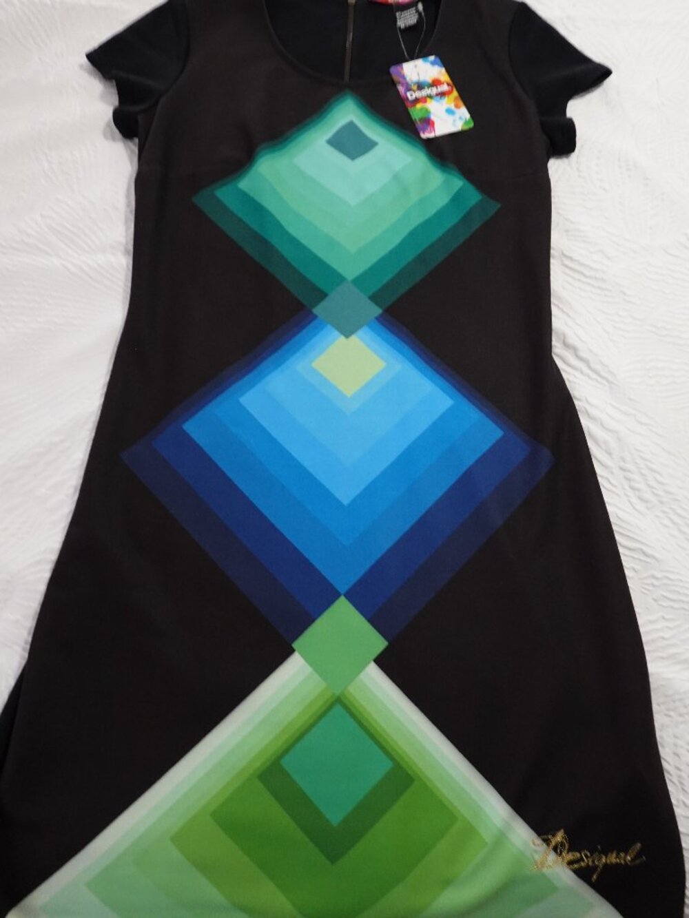 New With Tags Desigual Short Sleeve Dress